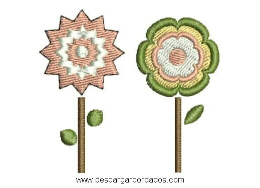 2 Lindos Bordado de Flores para descargar 2 Lindos Bordado de Flores para descargar