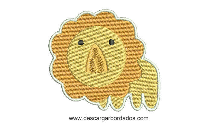 Diseños Bordados de León lindo Diseños Bordados de León