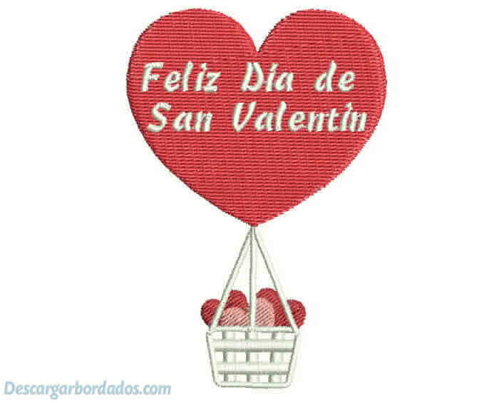 Diseños Bordados de San Valentín