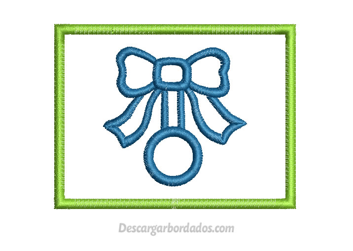 Diseño Bordado de cuadro decorado