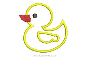 Diseño de Pato con Aplicación para Bordar