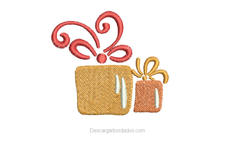 Bordado de regalo de Navidad