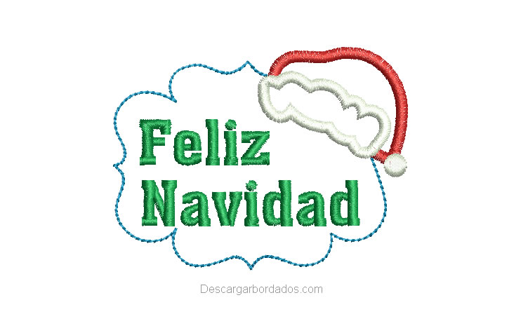 Bordados de Feliz Navidad
