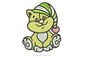 Diseño Picaje de Gato para Bordar en maquina