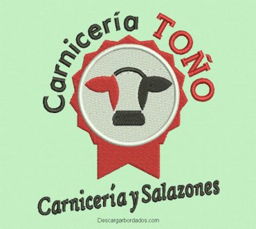 Diseño Bordado de Logo Carnecería