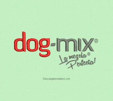 Diseño Bordado de Logo DOG-MIX