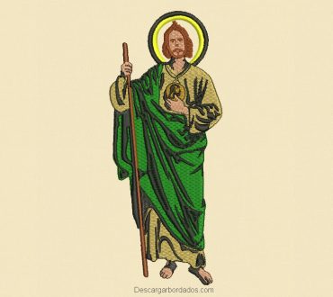 Diseño de Bordado San Judas Tadeo