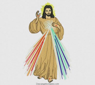 Diseño de bordado jesus