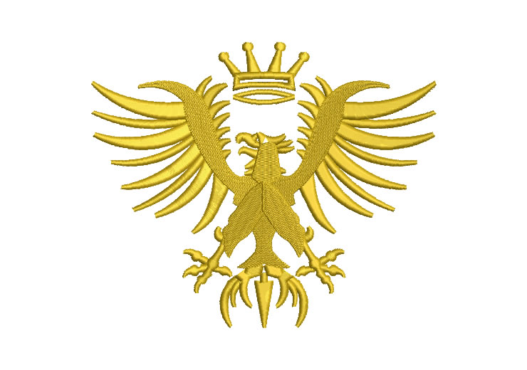 Águila Heraldica Diseños de Bordado