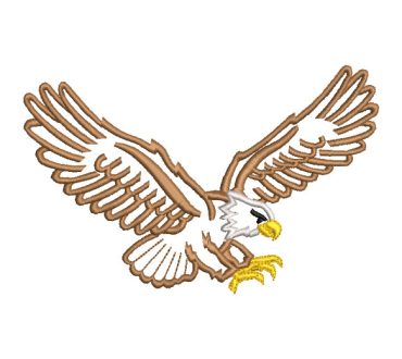 Águila Volando Diseños de Bordado