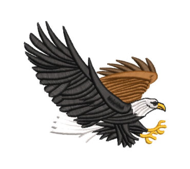 Águila Volando Diseños de Bordado