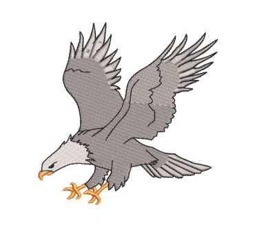 Águilas Volando Diseños de Bordado