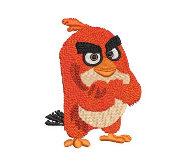 Angry Birds Rojo Diseños de Bordado