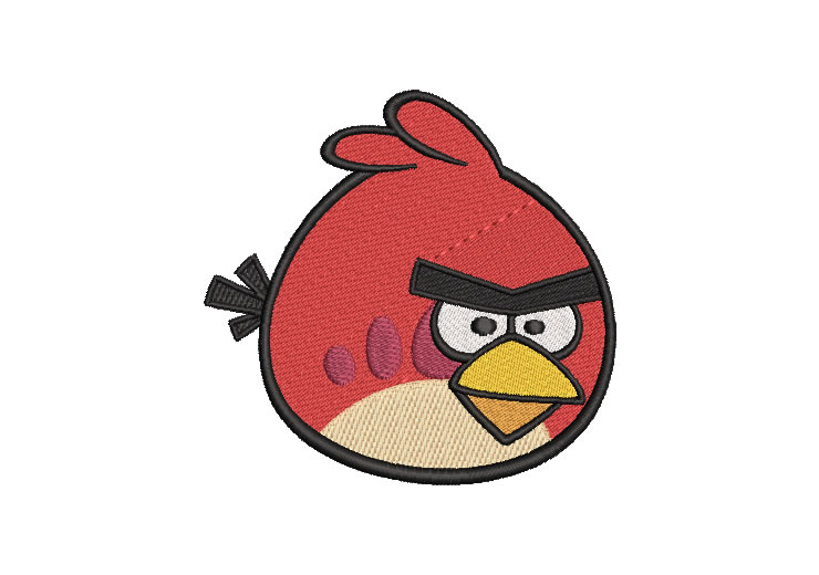 Angry birds diseños de bordados a máquina