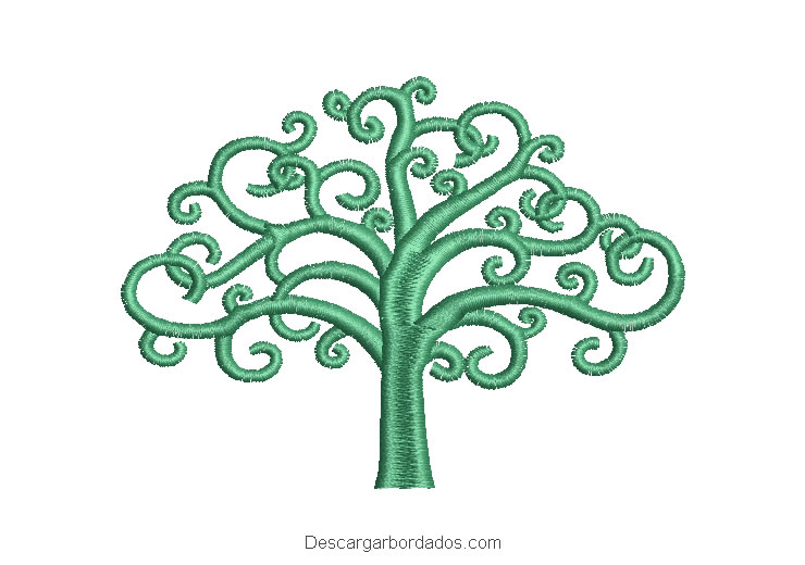 Árbol de la vida diseño de bordado