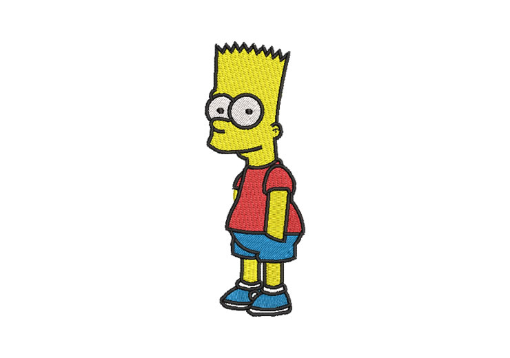 Bart Simpson Diseños de Bordado