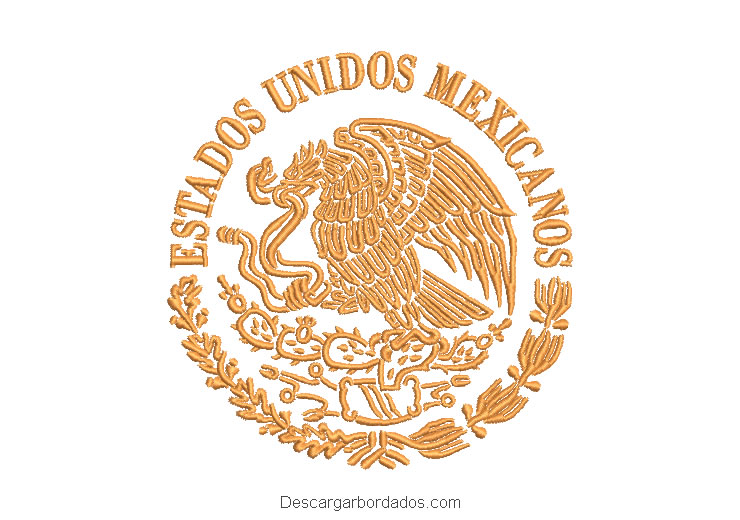 Bordado de Escudo Estados Unidos Mexicanos