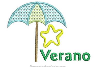 Bordado de Paragua de verano