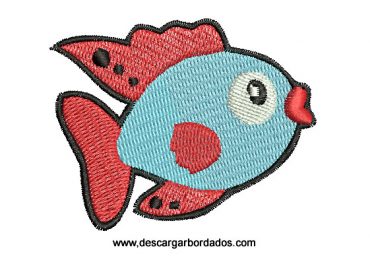 Bordado de Pescado para Bordar