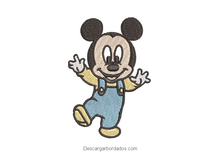 Diseño Bordado mickey mouse bebe