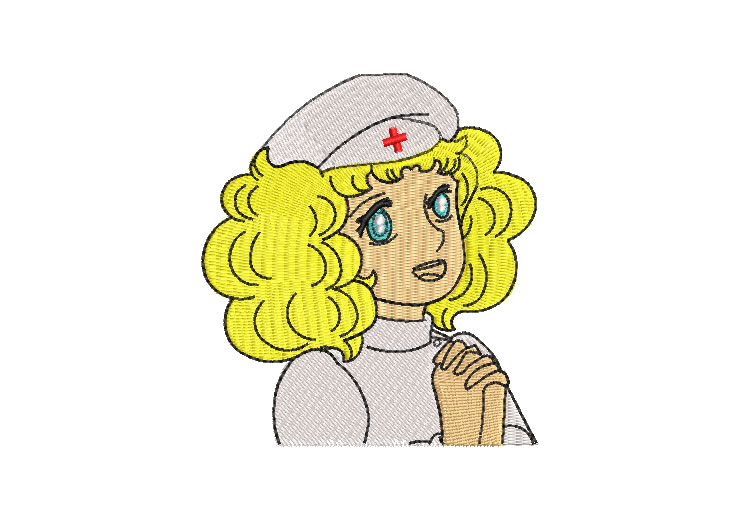 Candy Enfermera Rezando Diseños de Bordado