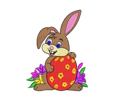 Conejo de Pascua Diseños de Bordado