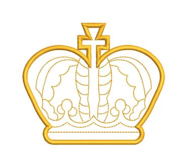 Corona con Cruz Diseños de Bordado