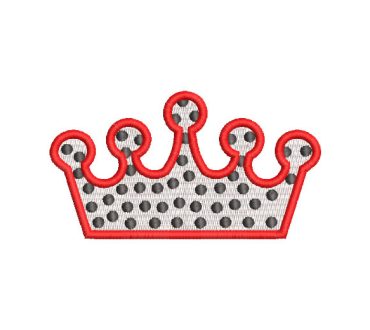 Corona con Manchas Diseños de Bordado