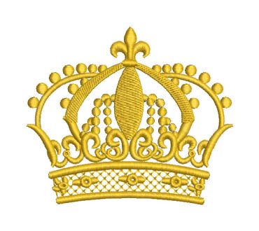 Corona de Rey Diseños de Bordado