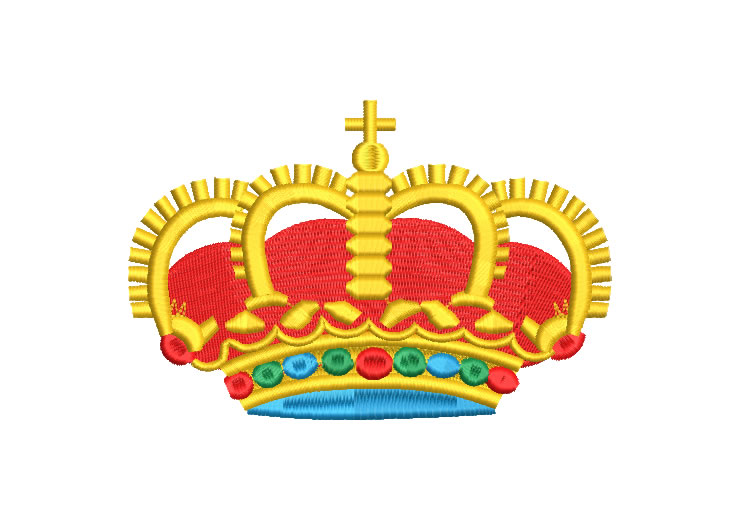 Corona de Rey Diseños de Bordado