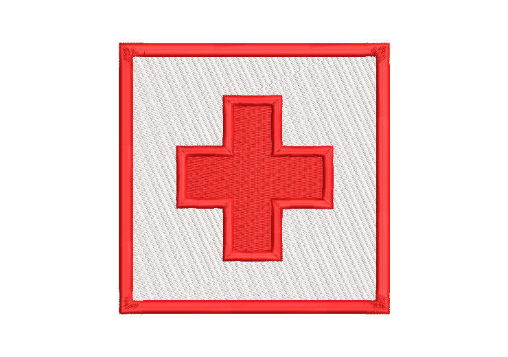 Cruz Roja Diseños de Bordado