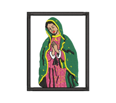 Cuadro Virgen de Guadalupe Diseños de Bordado