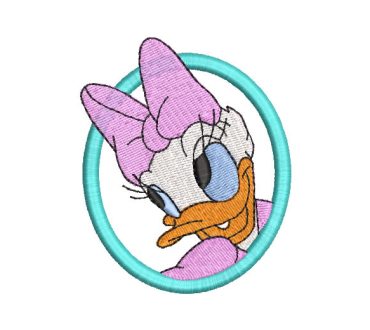 Daisy Duck Face Disney Embroidery Designs