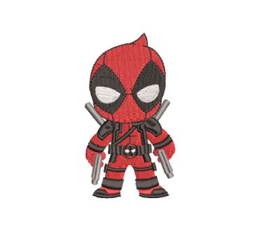 Deadpool Muñeco Infatil Diseños de Bordado