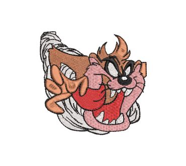 Demonio de Tasmania Looney Tunes Diseños de Bordado