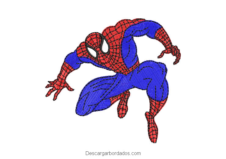 Diseño Bordado de Spiderman - Descargar Diseños de Bordados