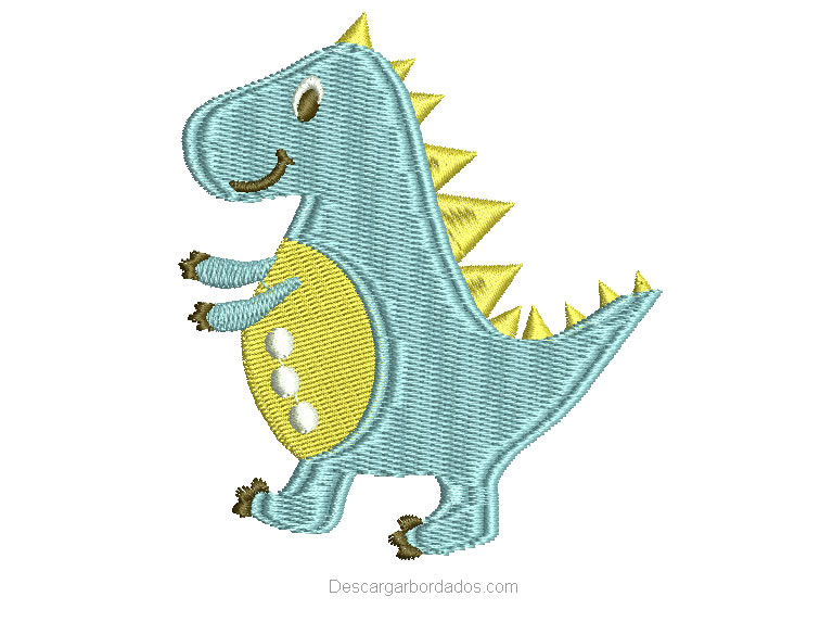 Diseño Bordado de Dinosaurio Infantil - Descargar Diseños de Bordados Diseño Bordado de Dinosaurio Infantil - Descargar Diseños de Bordados