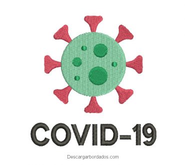 Diseño de COVID-19 para Bordar