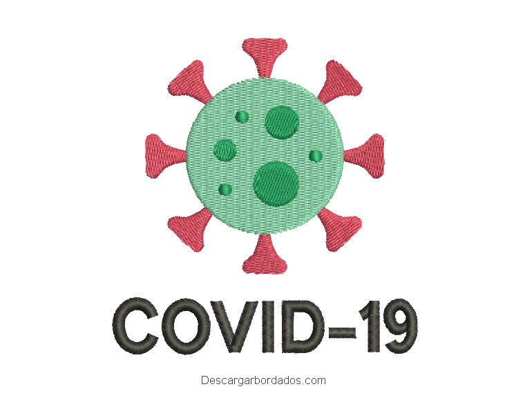 Diseño de COVID-19 para Bordar