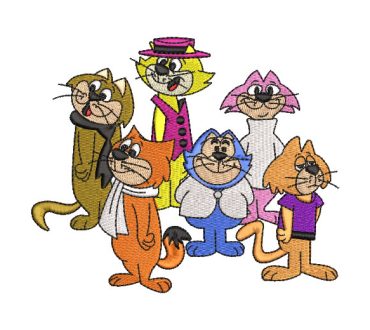 Don Gato y su Pandilla Personajes Diseños de Bordado
