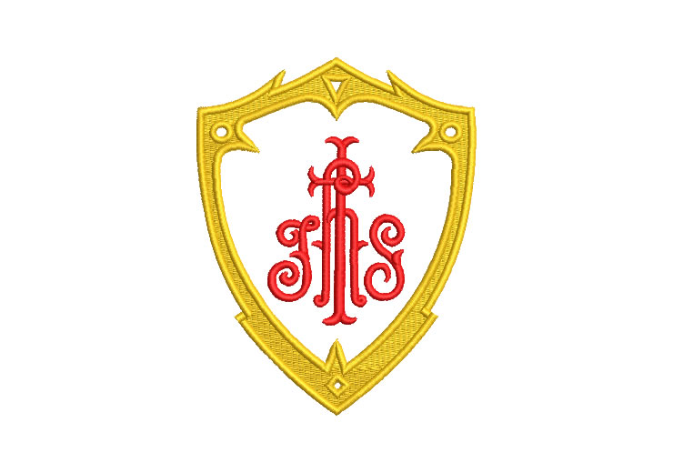 Escudo JHS Religioso Diseños de Bordados