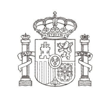 Escudo de España Silueta Diseños de Bordado