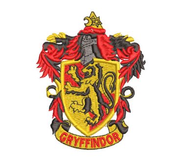 Escudo de Harry Potter Gryffindor Crest Diseños de Bordado
