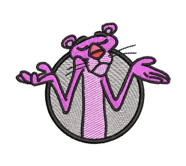La pantera rosa Diseños de Bordado