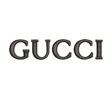 Letra Gucci Diseños de Bordado