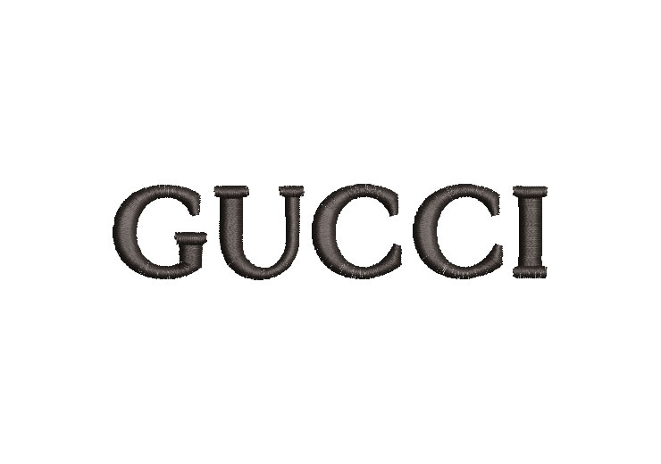 Letra Gucci Diseños de Bordado