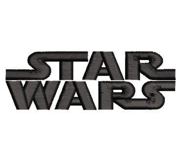 Letra Star Wars Diseños de Bordado