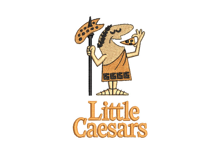 Little Caesars Pizza Diseños de Bordado