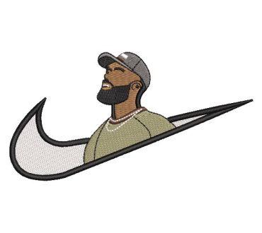 Log Nike Eladio Carrión Diseños de Bordado