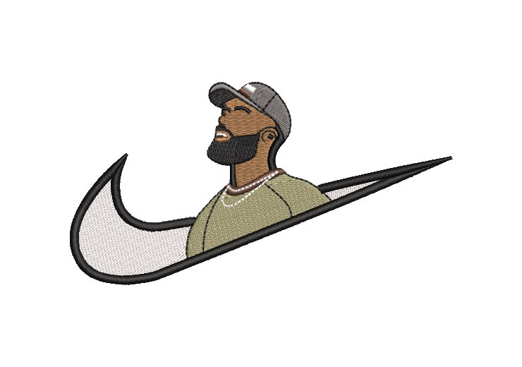 Log Nike Eladio Carrión Diseños de Bordado